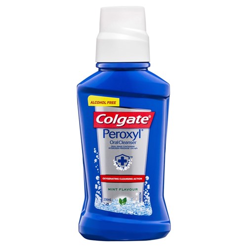 Colgate Peroxyl Oral Cleanser Alcohol Free - Mint